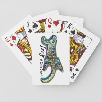 Izzy Playing Cards - White