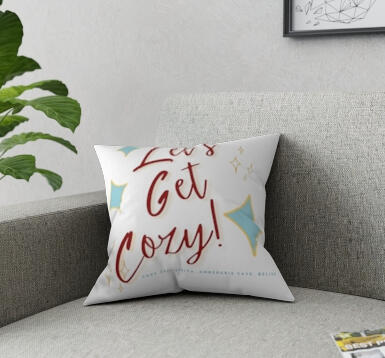 Let's Get Cozy Pillow